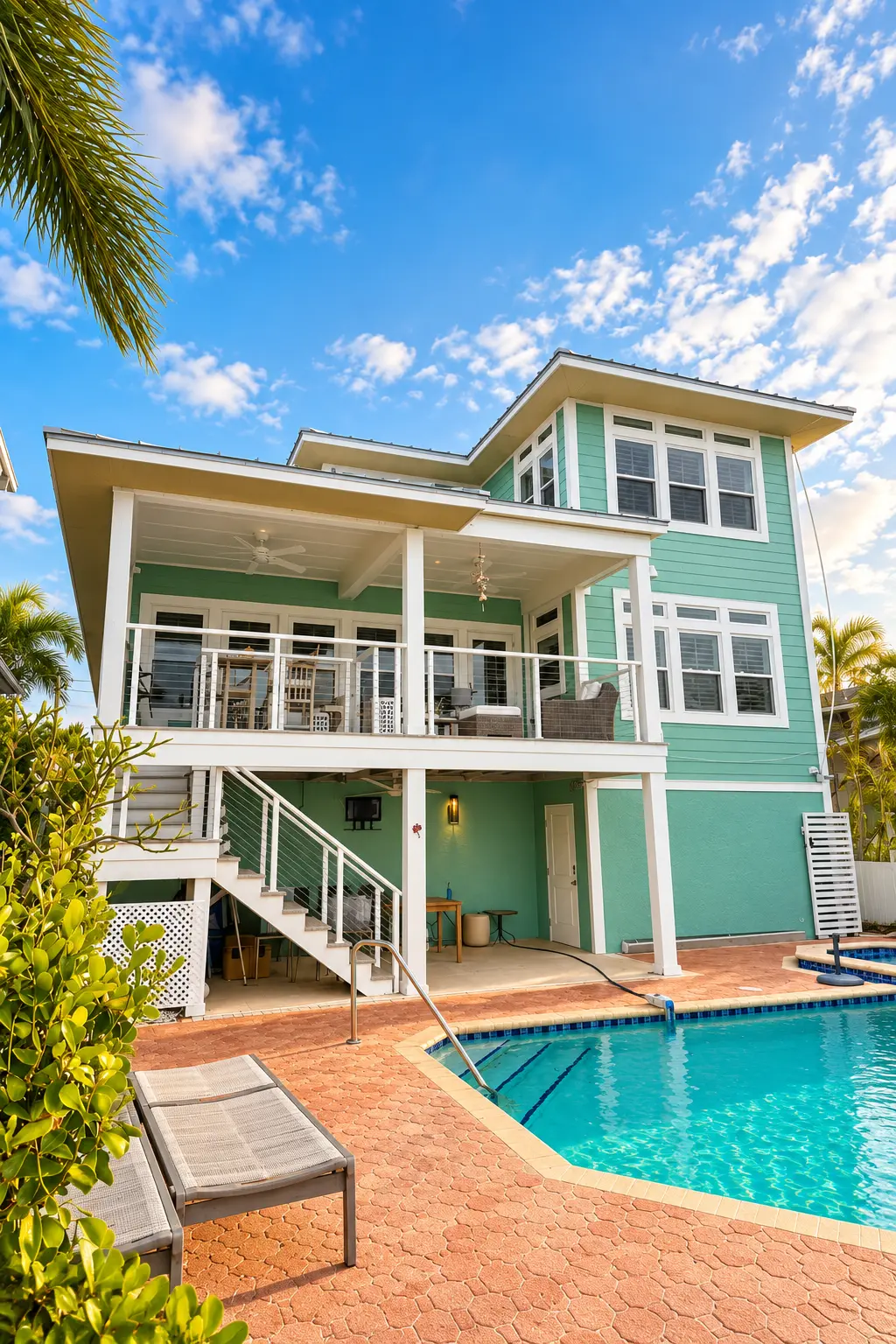 mint coastal house and pool retreat